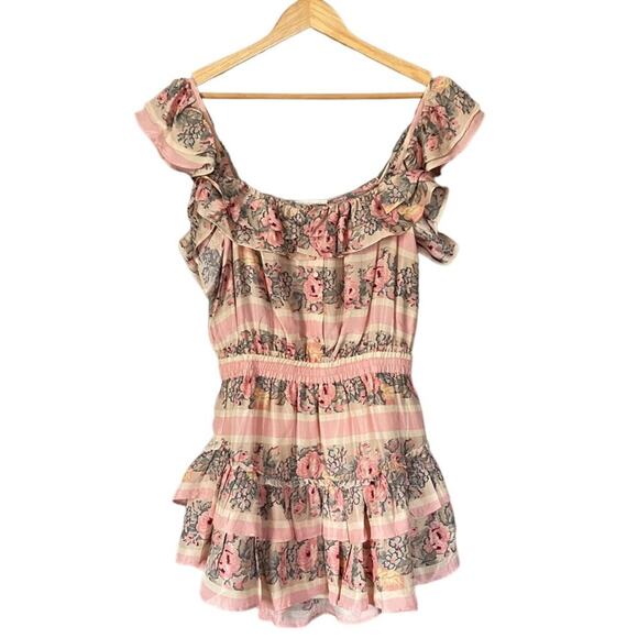 LOVESHACKFANCY Marina Dress Ribbon Coquette Dainty Feminine Cottage Size XS 0/2 - Picture 7 of 14